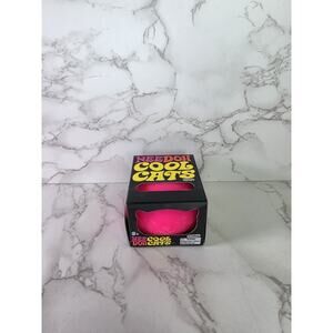 Nee Doh Cool Cats Pink Stress Toy Needoh Sensory Squeeze Fidget Schylling